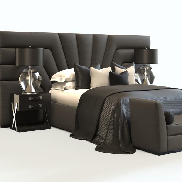 Black Bed - دانلود مدل سه بعدی تخت خوای مشکی - آبجکت سه بعدی تخت خوای مشکی - سایت دانلود مدل سه بعدی تخت خوای مشکی - دانلود آبجکت سه بعدی تخت خوای مشکی - فروش مدل سه بعدی تخت خوای مشکی -Black Bed 3d model - Black Bed 3d Object - Black Bed OBJ 3d models - Black Bed FBX 3d Models - Bed-سرویس خواب